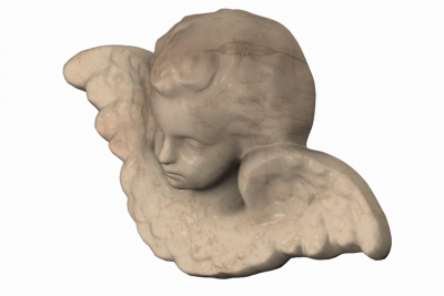 天使雕像的3ds Max模型
