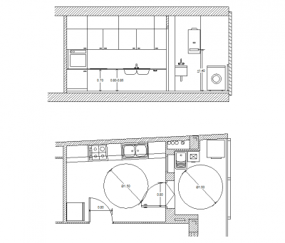 DDA Kitchen layout dwg 