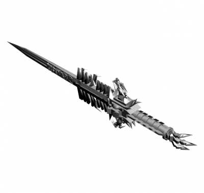 Schwert 3ds max Block