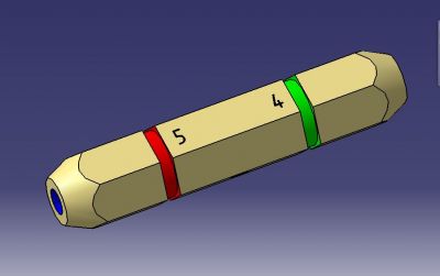1047 Porta-pinos modelo CAD dwg. desenhando