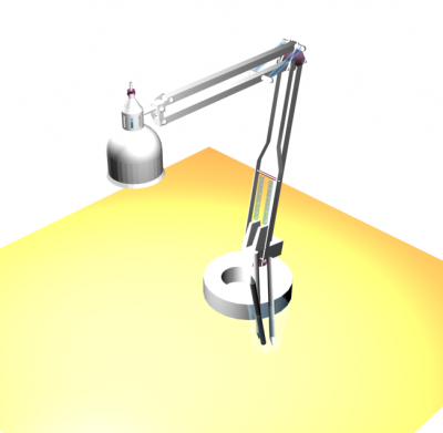 1047-Anglepoise task lamp max model