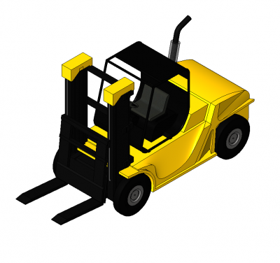 Forklift truck Revit model