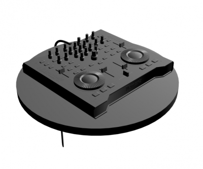 DJ mixer 3DS Max model