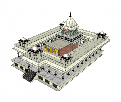 Modèle SKP de temple hindou
