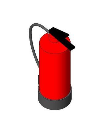 Fire Extinguisher - Water  Revit Family