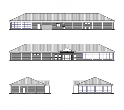 Commercial building Elevations