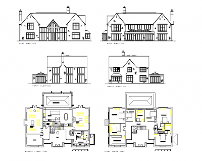 Large property design CAD models