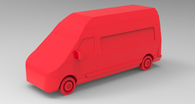 Solid-works 3D CAD Model of Utility vehicle