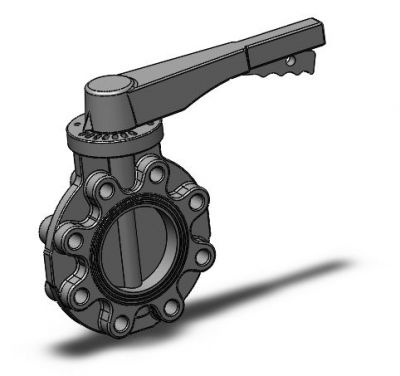 Butterfly Valve Solidworks File