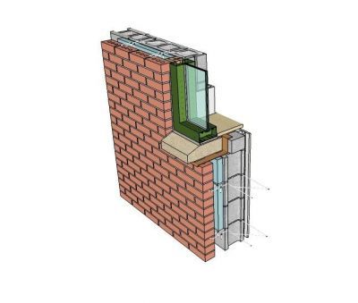 Brick und Block-Detail SketchUp-Modell