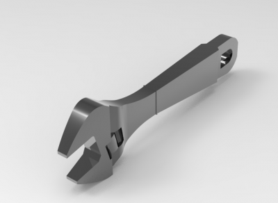 Autodesk Inventor ipt file 3D CAD Model of   Sheathed adjustable wrenches: A(mm)=20	B(mm)=19	C(mm)=45	D(mm)=14.8		L(mm)=159	Mass(kg)=90.5