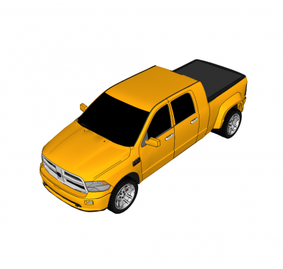 Dodge Ram Mega Cab sketchup model