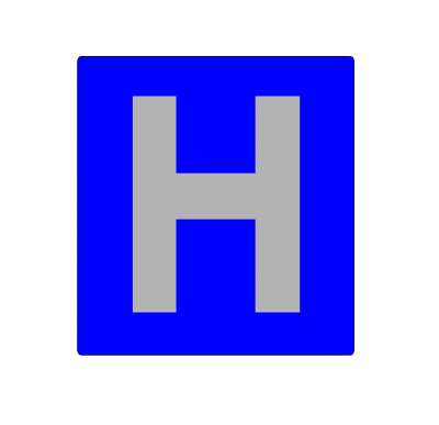 símbolo de hospital