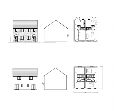 conception de la maison 1 Lit