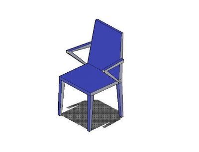 Silla del diseñador archivo CAD 3D 02