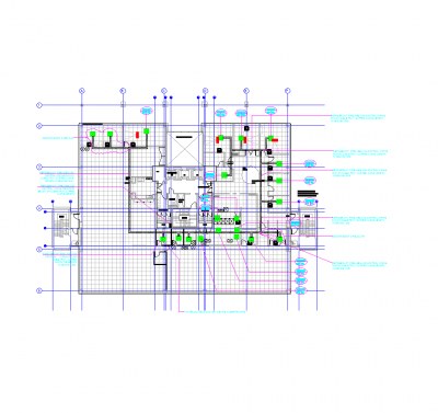 Office cooling layout