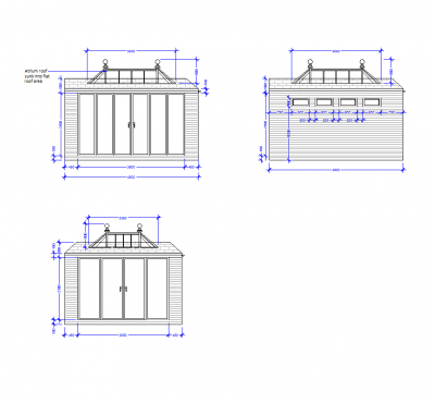 Orangery design CAD models