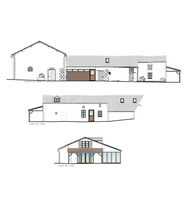 Barn renovation project CAD drawing