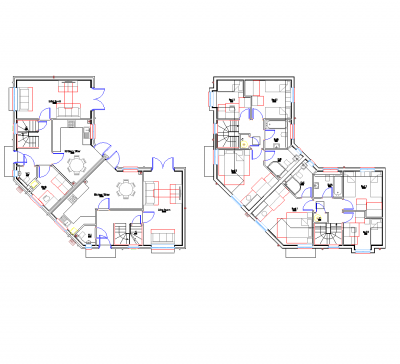 Haus-Layout-Design