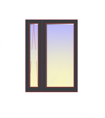 Design moderno della finestra
