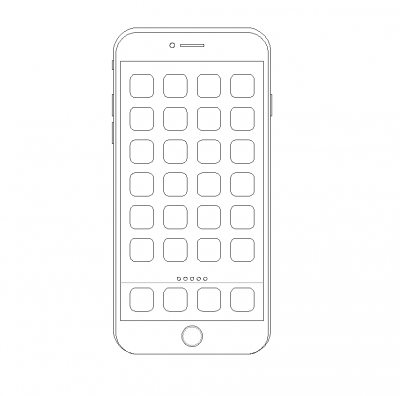 Iphone 6 CAD block 