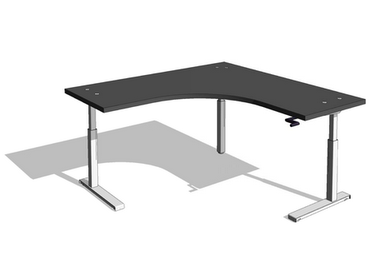 Выдвижная Угловой стол модель 01 Revit
