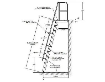 Architectural - Platform Ladder 01