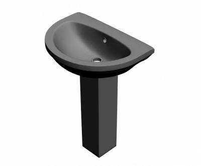 Pedestal sink 3ds max model 