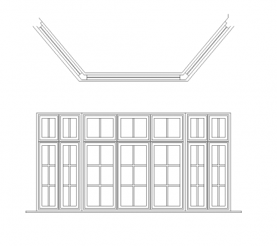 Schiebefenster CAD-Block dwg