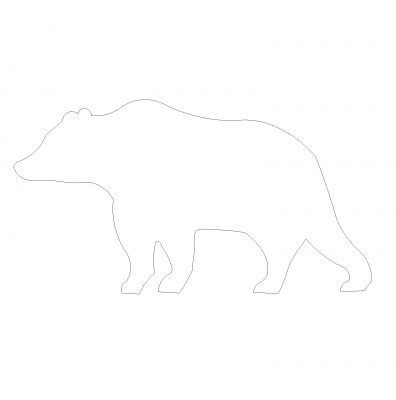 Bear elevation CAD dwg block