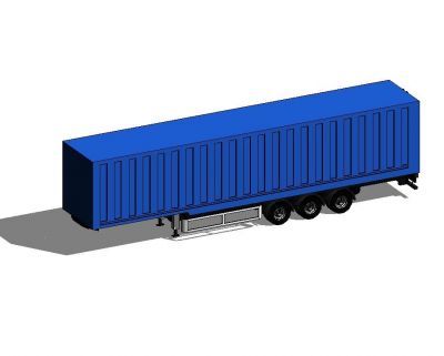 Lorry Trailer Revit model