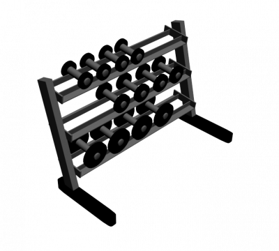Dumbbell Rack 3D-Modelle