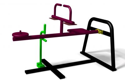 Gym 3D catia model. 