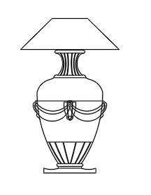 Lamp Table dwg