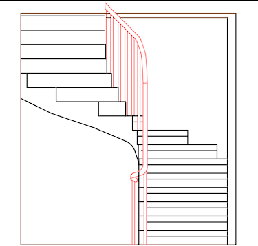 stairs section dwg