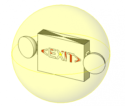 Emergency Exit_Light Revit