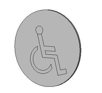Signage Disabled Revit