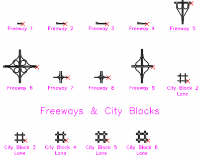 Freeways and City Blocks dwg