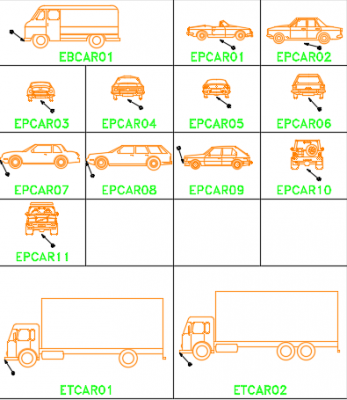 CARS IN ELEVATION dwg