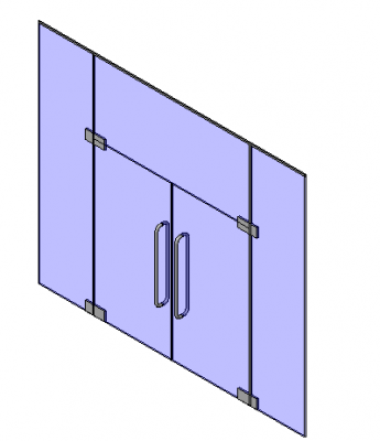Interior Partition with Doors Revit