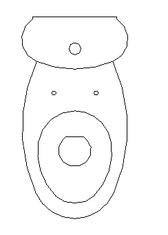 WC  Cistern  2D Revit