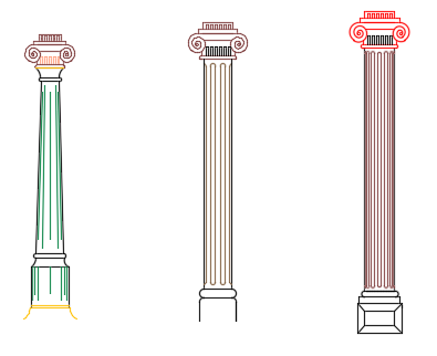 Column Decoration Classic dwg