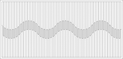 2007mm Height Modern Horizontal Fence Steel with Curve Metal Plate Design Front Elevation dwg Drawing