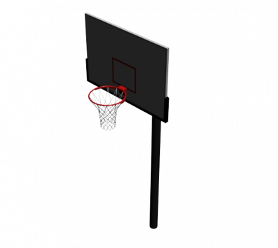 Basketball hoop 3ds max model 