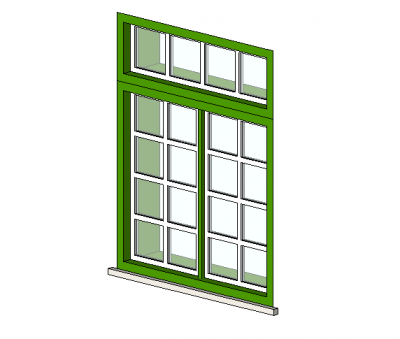 Georgian Fenster Revit-Modell