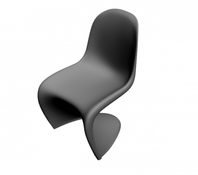 成形プラスチック椅子3ds maxモデル