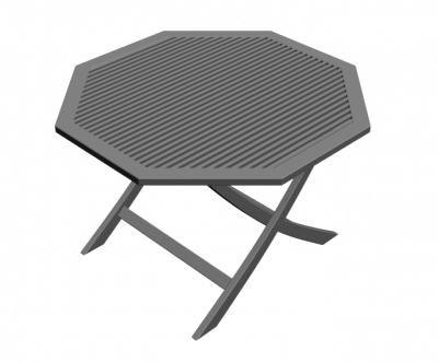 Outdoor dining table 3ds max model 