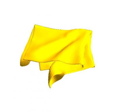 Asciugamano giallo Revit modello