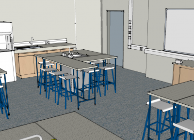 Science Lab SketchUp-Modell