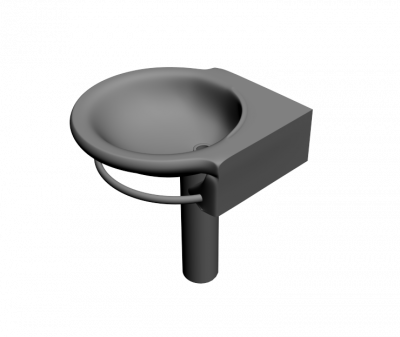 Corner sink 3D CAD models